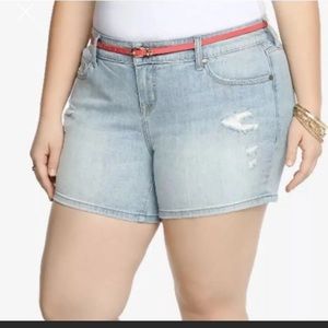Torrid skinny short shorts 16